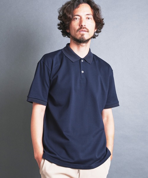 Magine ポロシャツ CTN COMPACT SWEAT POLO S/S:コットン