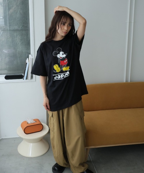 Disney（ディズニー） tシャツ 半袖 日本製 半袖Tシャツ レディース