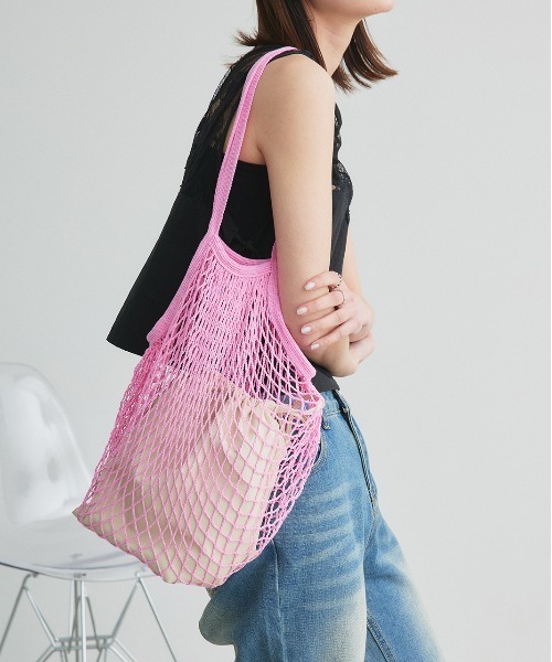 ad thie（アドティエ） トートバッグ メッシュネット トートバッグ