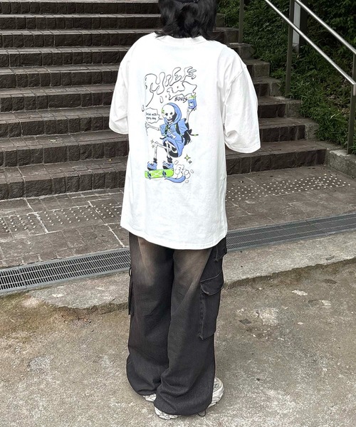 tシャツ 25SS ビリヤードバックプリント ビッグシルエット カジュアル