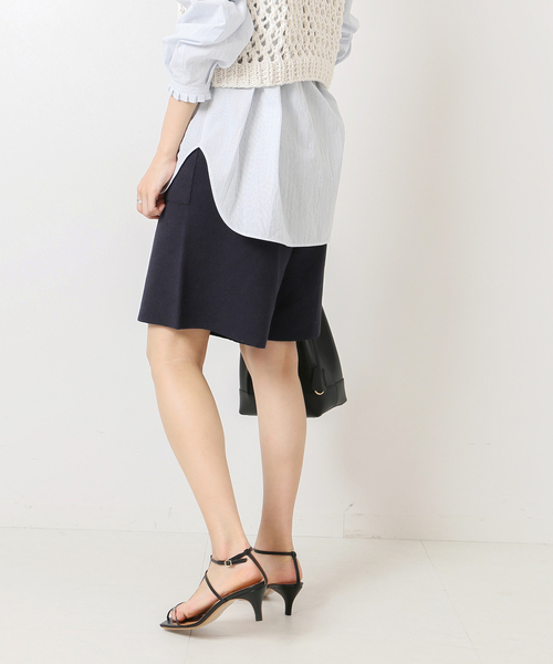 IENA 「IENA」 ハーフパンツ 38 ネイビー レディース : ZOZOTOWN