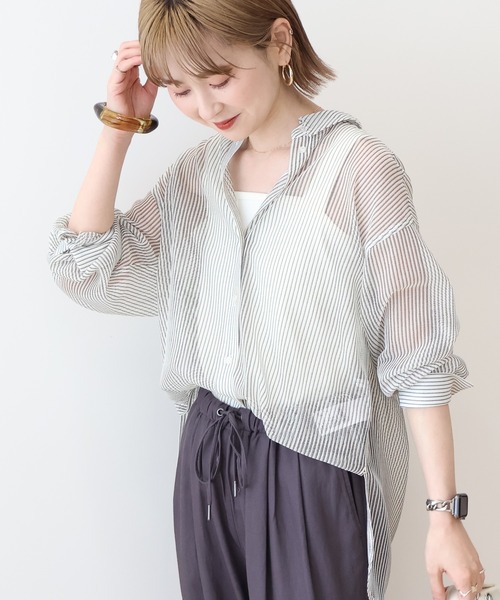AMERICAN HOLIC（アメリカンホリック） ブラウス シャツ 夏 メッシュ 