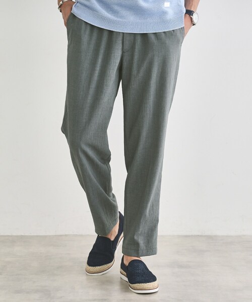 美品　TAKEO KIKUCHI ストレッチ スラックス THE FLAGSHIP】ストレッチデニム スラックス（デニムパンツ