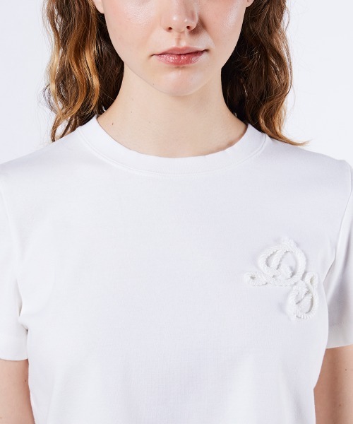 未使用新品　ホワイト Tシャツ　Ｌサイズ　ダブルロゴ DOUBLE STANDARD CLOTHING（ダブルスタンダードクロージング） tシャツ