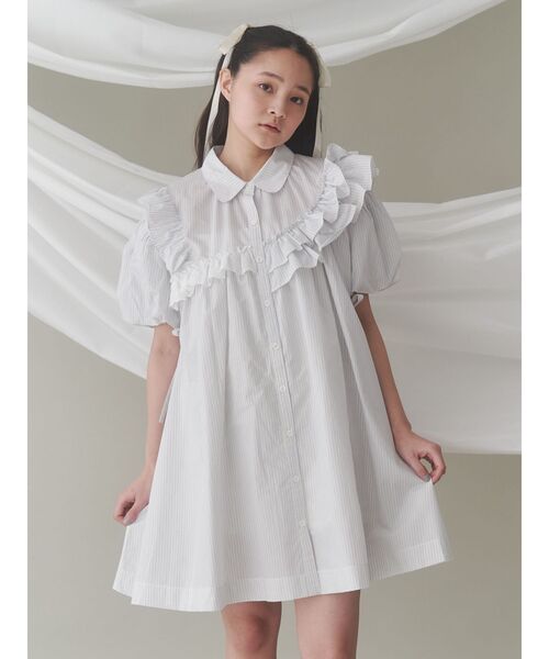 新品タグ付　merry jenny stripe frillfrillワンピース merry jenny ワンピース stripe frillfrill : ZOZOTOWN Yahoo!店