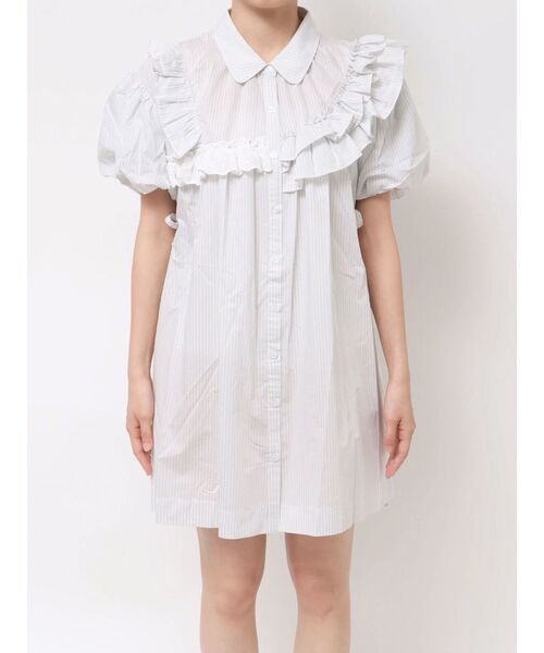 merry jenny stripe frillfrill ワンピース stripe frillfrill ワンピース（ワンピース）｜merry jenny