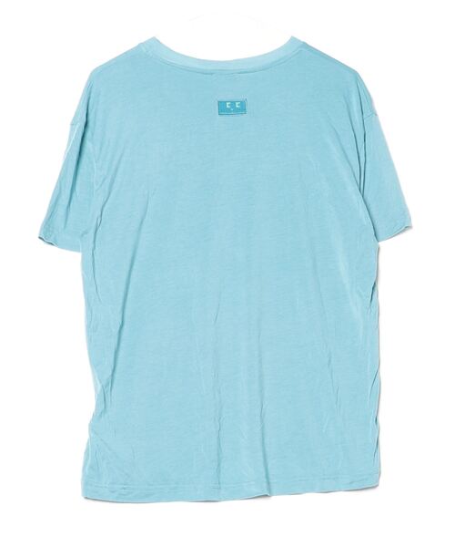 「DIESEL」 ワンポイント半袖Tシャツ S ブルー メンズ