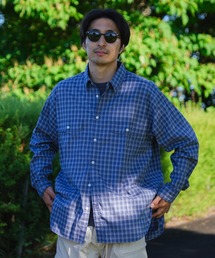 シャツ Snow Peak / Organic Cotton Ombre Check Shirt オーガニックコットン オンブレチェックシャツ メンズ｜ZOZOTOWN Yahoo!店