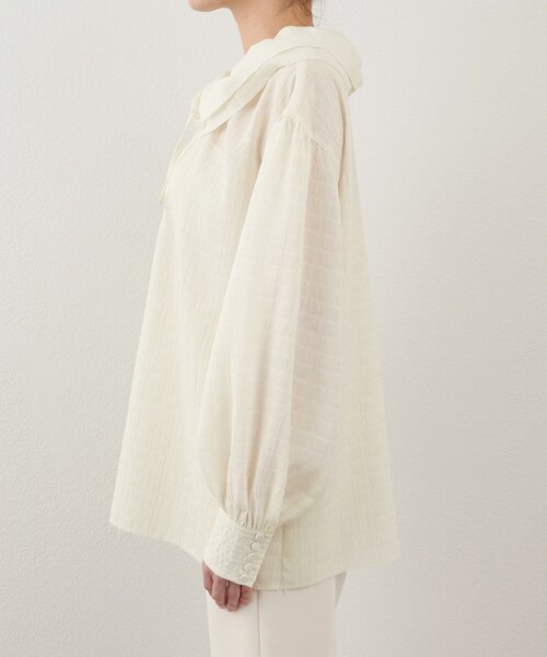 ブラウス シャツ 「THE PAUSE」襟フリルブラウス レディース THE PAUSE ブラウス シャツ 「THE PAUSE」襟フリルブラウス