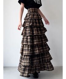 RESEXXY スカート オーバーラップフリルスカート : ZOZOTOWN Yahoo!店