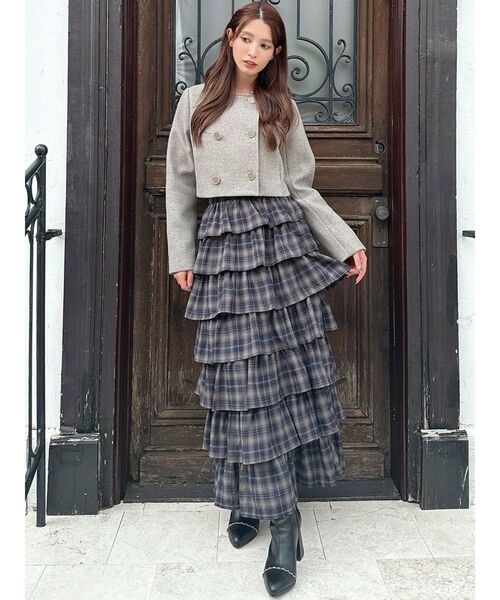 RESEXXY（リゼクシー） スカート オーバーラップフリルスカート