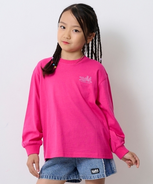 X-girl Stages（エックスガールステージス） tシャツ ミルズロゴバック