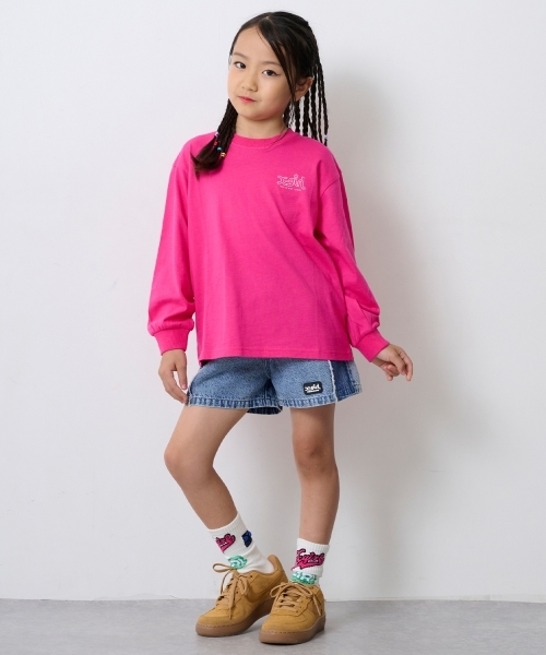 X-girl Stages（エックスガールステージス） tシャツ ミルズロゴバック