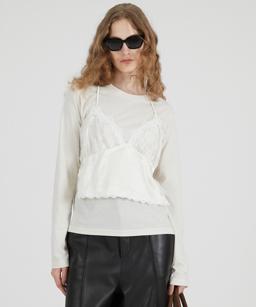 「2025Autumn Pre-Order」ランジェリーコンビトップ / Lingerie Combi Top レディース