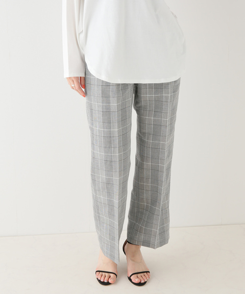 スピックアンドスパン サルエルパンツ グレー CAMBIO(カンビオ)】Denim Like Drape Sarrouel Pants サルエル