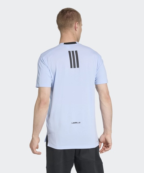 アディダス  Tシャツ　レズミルズ  メンズ　L adidas tシャツ Les Mills グラフィック 半袖Tシャツ