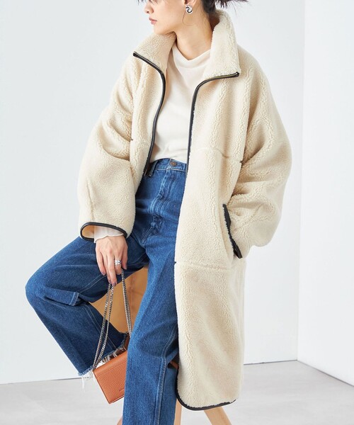 SHIPS（シップス） コート ONE SIZE ベージュ レディース : ZOZOTOWN