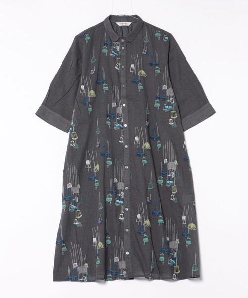 SUPER HAKKA（スーパーハッカ） シャツワンピース 先染めチェック