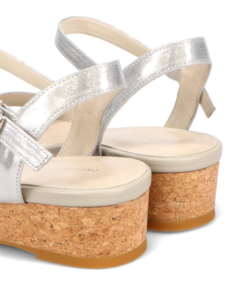 「ORiental TRaffic」 ヒールサンダル S シルバー レディース_画像3