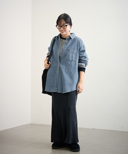 FRAMeWORK（フレームワーク） ブラウス シャツ 「追加」denimシャツ