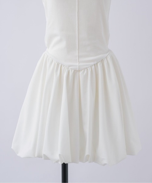 「musubore」 ノースリーブトップス FREE ホワイト レディース_画像7