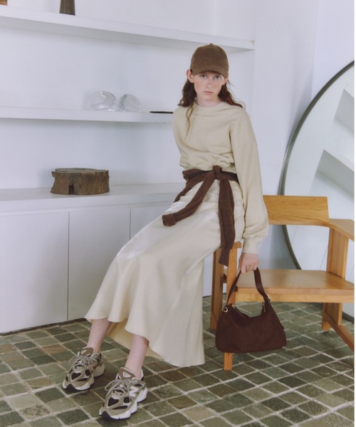 emmi スカート シャイニーサテンナロースカート : ZOZOTOWN Yahoo!店