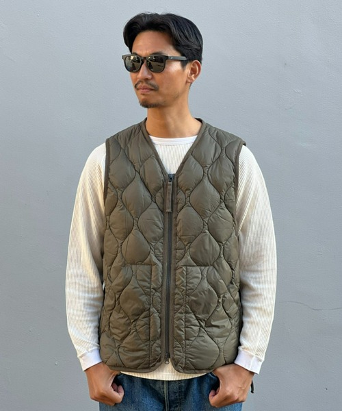 TAION（タイオン） ダウンベスト ベスト 「TAION」MILITARY V NECK W