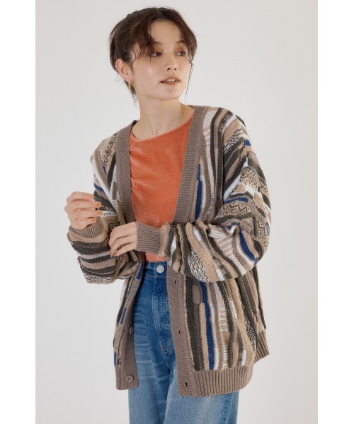 needles カーディガン（色：ベージュ系）のおすすめ人気商品一覧 通販