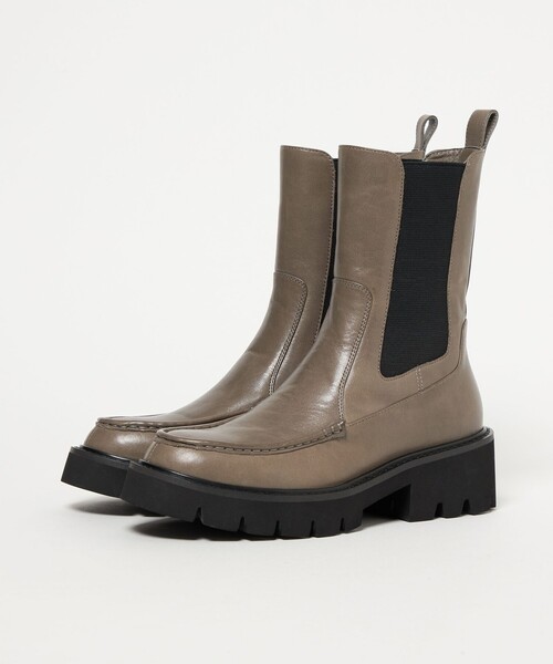 ODETTE E ODILE（オデット エ オディール） ブーツ チェルシーモカ