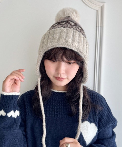 SIIILON Sparkle knit cap シーロン　ニットキャップ slab yarn flight knit cap / スラブヤーンフライトニットキャップ