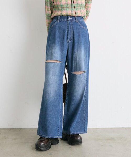 w closet（ダブルクローゼット） ジーンズ デニム デニムパンツ 「25AW