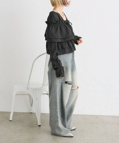 w closet（ダブルクローゼット） ジーンズ デニム デニムパンツ 「25AW