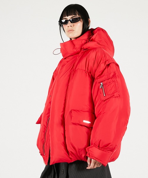 ダウンコート ダウンジャケット オーバーパファーダウンジャケット / Over-Puffer Down Jacket レディース メンズの画像