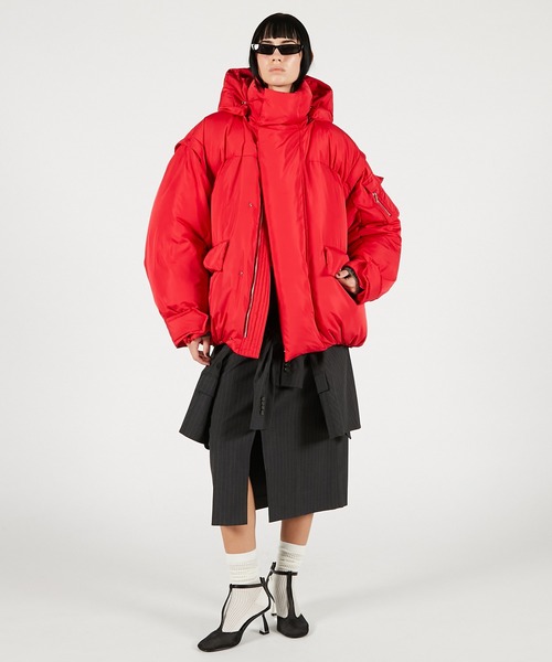 ダウンコート ダウンジャケット オーバーパファーダウンジャケット / Over-Puffer Down Jacket レディース メンズの画像