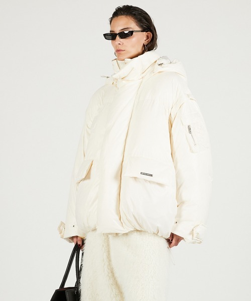 ダウンコート ダウンジャケット オーバーパファーダウンジャケット / Over-Puffer Down Jacket レディース メンズの画像