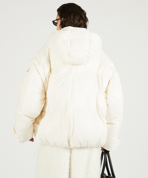 ダウンコート ダウンジャケット オーバーパファーダウンジャケット / Over-Puffer Down Jacket レディース メンズの画像