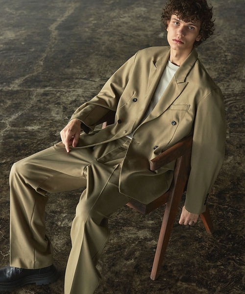 EMMA CLOTHES（エマクローズ） セットアップ M カーキ メンズ