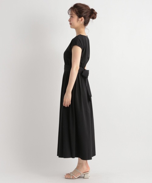 「Andemiu」 半袖ワンピース FREE ネイビー レディース_画像7