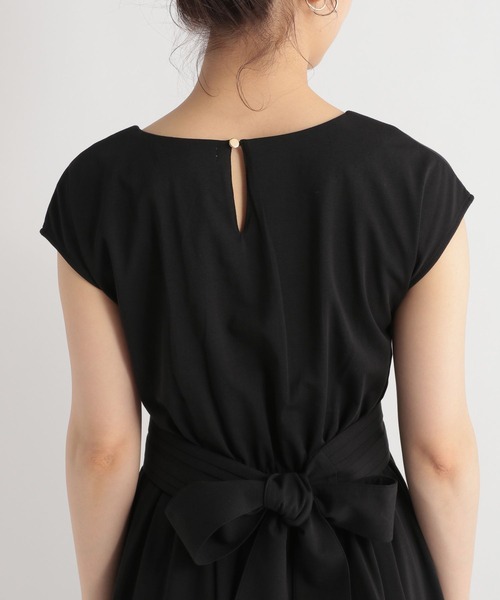 「Andemiu」 半袖ワンピース FREE ネイビー レディース_画像9