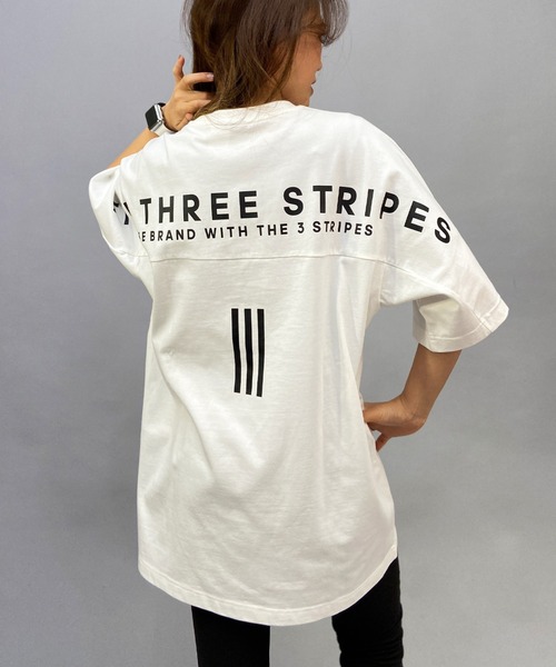 adidas（アディダス） 半袖Tシャツ 2XL ホワイト メンズ : ZOZOTOWN