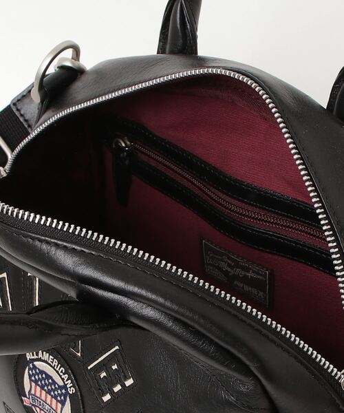ボストンバッグ VARSITY LEATHER MINI-BOSTON BAG/ バーシティー