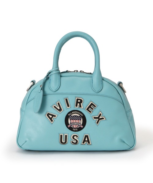 AVIREX（アヴィレックス） ボストンバッグ VARSITY LEATHER MINI