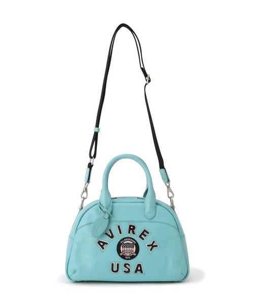 AVIREX（アヴィレックス） ボストンバッグ VARSITY LEATHER MINI