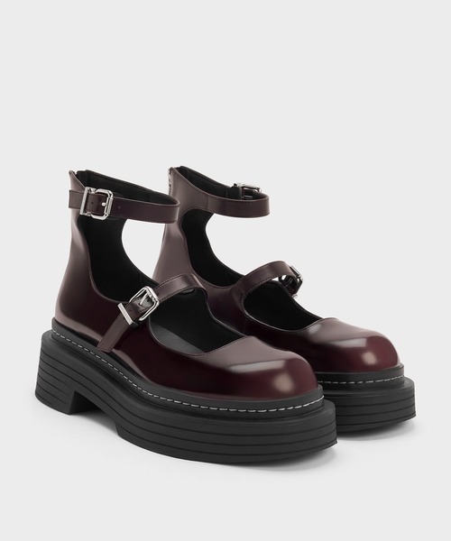 Charles & Keith カーライル プラットフォームメリージェーン CHARLES