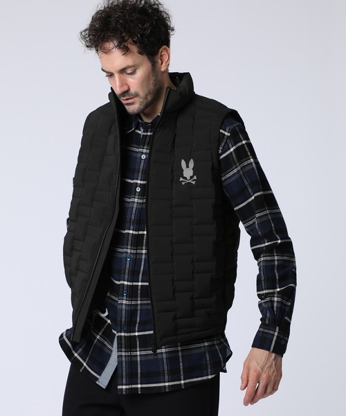 Psycho Bunny（サイコバニー） ダウンベスト ベスト シームレス ダウン