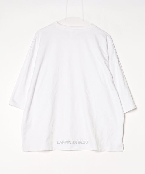 「LANVIN en Bleu」 半袖Tシャツ 48 ホワイト メンズ_画像2