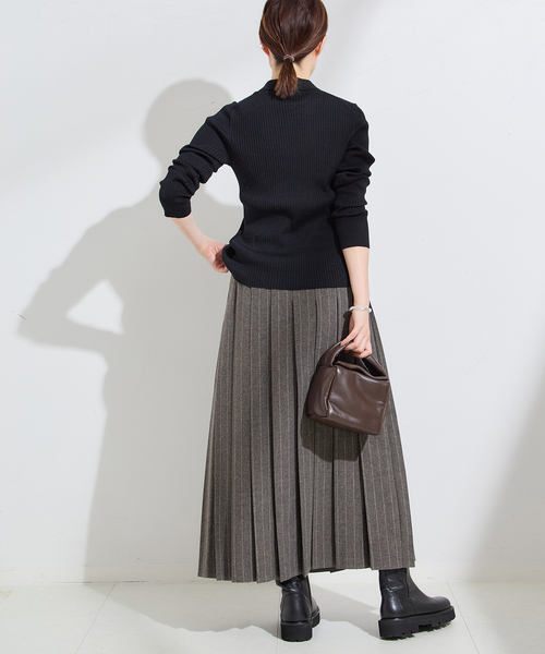 JOURNAL STANDARD クラッシックストライプ プリーツスカート journal standard L'essage（ジャーナルスタンダード レサージュ