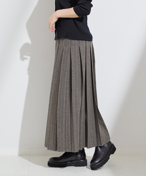 ★きのこ★ ジャーナルスタンダード プリーツロングスカート JOURNAL STANDARD（ジャーナルスタンダード） スカート プリーツロング