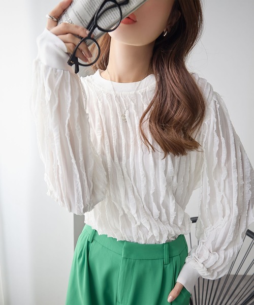 tシャツ フリルTシャツ（長袖) レディース : ZOZOTOWN Yahoo!店 - 通販