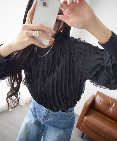 tシャツ フリルTシャツ（長袖) レディース : ZOZOTOWN Yahoo!店 - 通販